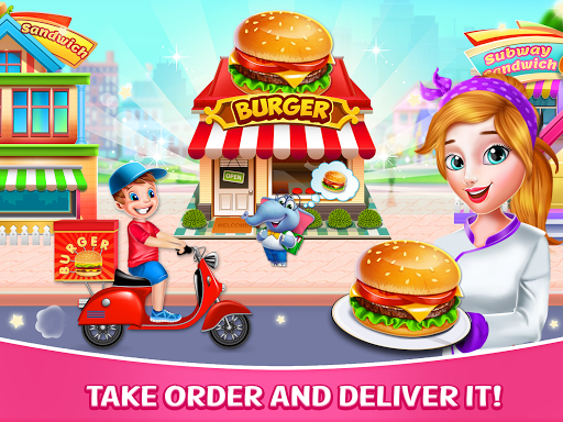 Cooking Burger Delivery Game 2.7.2 screenshots 1
