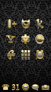 LAURUS Gold Icon Pack Schermata