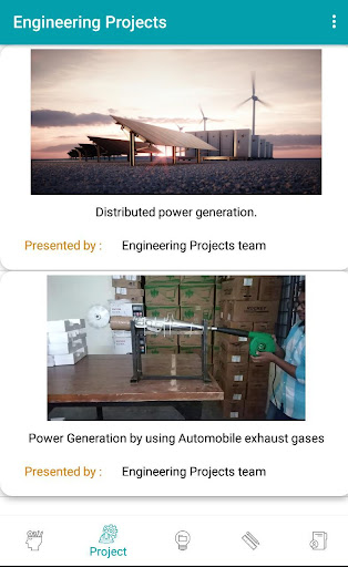 Engineering Projects Screen 2