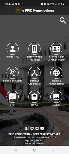 Android application PPID Mobile screenshort