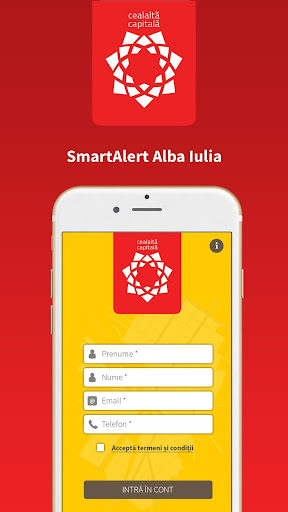 Android application SmartAlert Alba Iulia screenshort