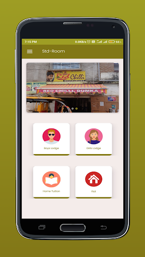 Android application Std-Room : Room Booking App screenshort