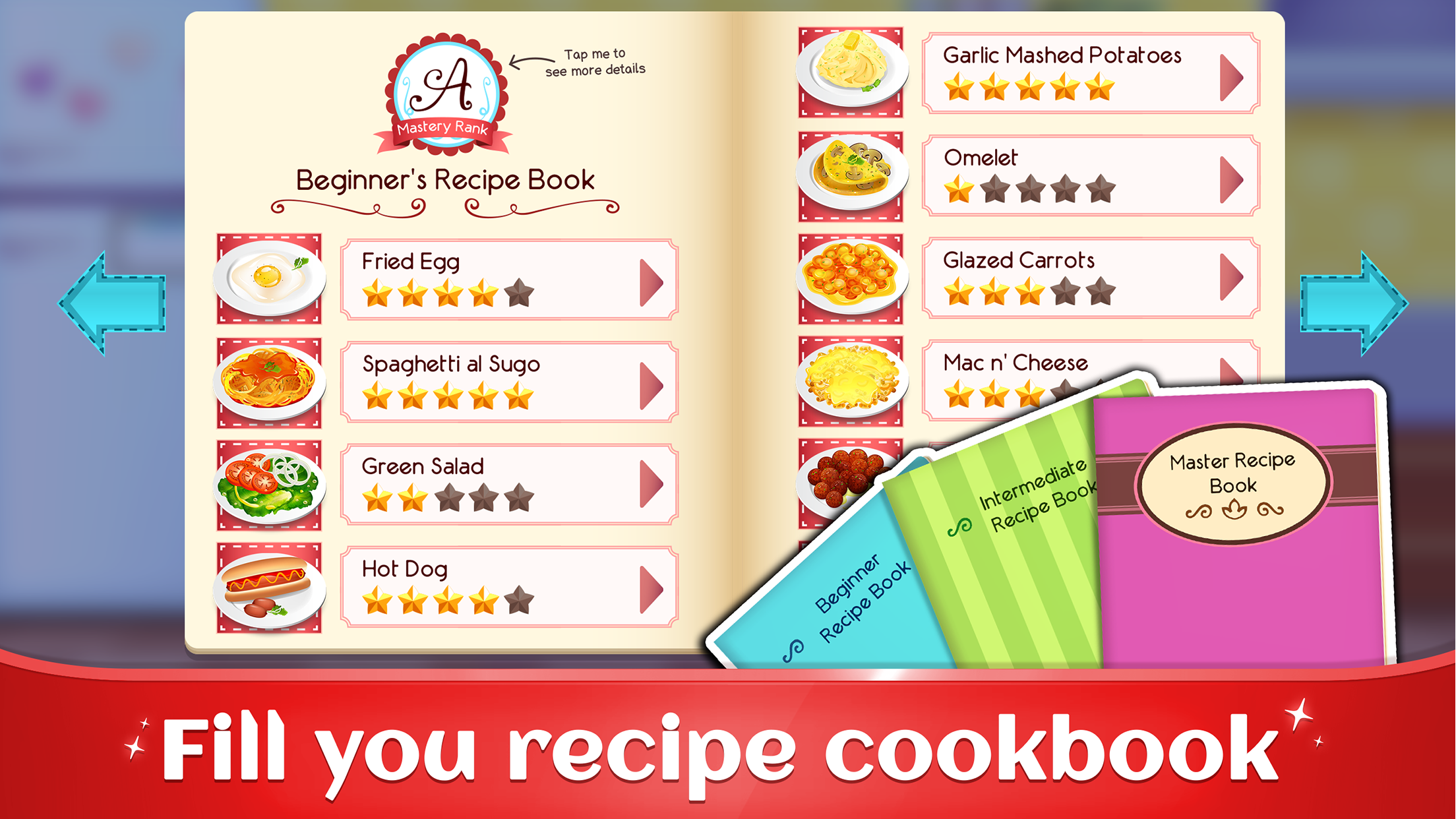 Android application Cookbook Master: Cooking Games screenshort
