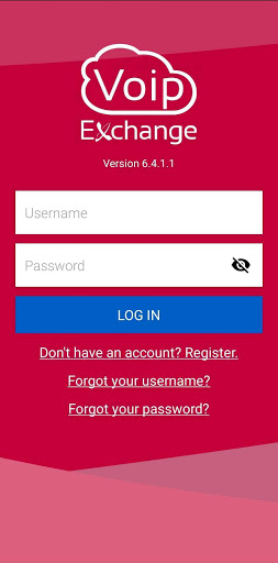 Android application Voip Exchange Mobile App screenshort
