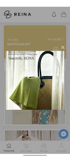 Android application REINA screenshort