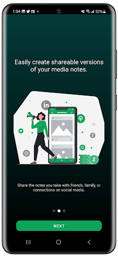 Media Note - Notepad for Media Screen 2