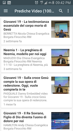 Cristiani Evangelici Screen 3