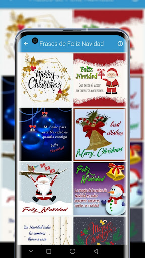 Android application Feliz Navidad y Año Nuevo screenshort