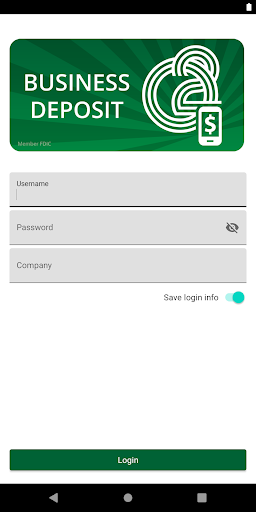 Android application O2 Business Deposit screenshort