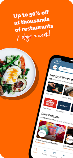 Android application Dine screenshort