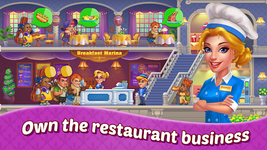 Dream Restaurant Hotel games v1.2.2  MOD APK (Unlimited Money) Free For Android 1