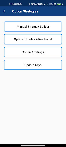 Option Strategy Builder ICI Screen 2