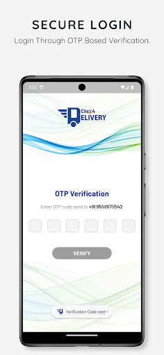 Click4Delivery Rider Screen 3