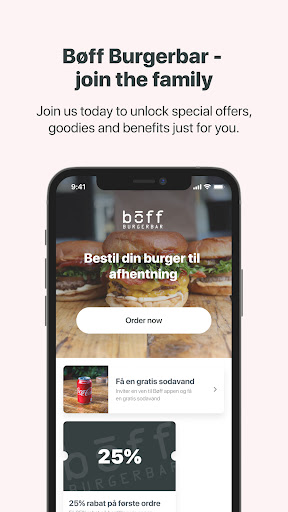 Android application Bøff Burgerbar screenshort