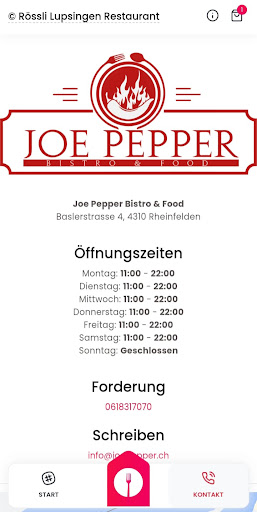 Joe Pepper Bistro & Food Screen 3