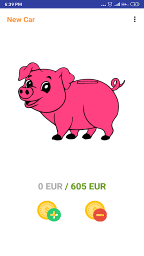 Android application Piggy Bank screenshort