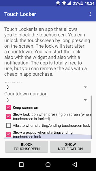 Touch Locker - touch lock app‏ 2.3.0 APK + Mod (مفتوحة) إلى عن على ذكري المظهر
