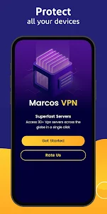 Marcos VPN - secure VPN proxy