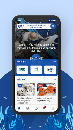 Android application VASEP screenshort