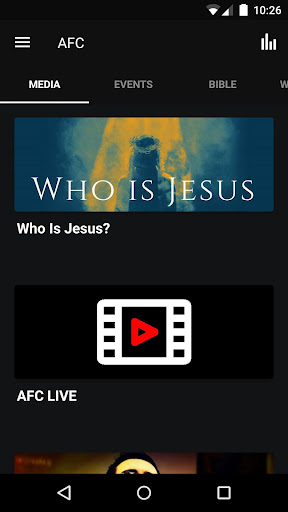 Android application Angier Fellowship Church screenshort
