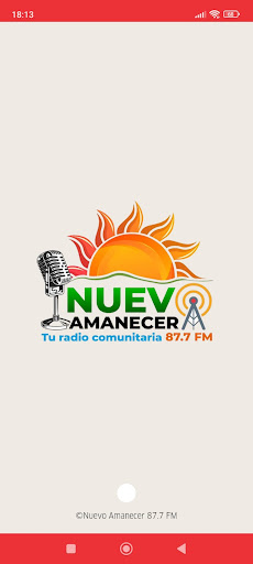 Android application Radio Nuevo Amanecer 87.7 FM screenshort