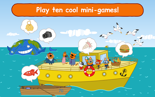 Kid-E-Cats Sea Adventure! Kitty Cat Games for Kids screenshots 12