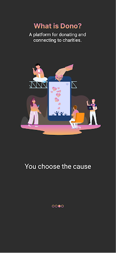 Android application Dono screenshort