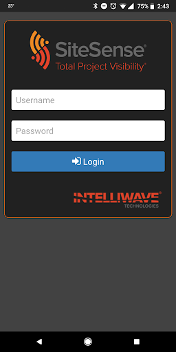 Android application SiteSense® Lite screenshort