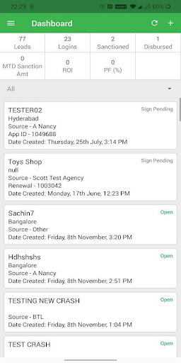 Android application Neogrowth Sales Agent App screenshort