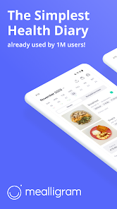 Captura de Pantalla 1 Mealligram: Daily Food Tracker android