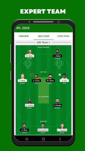 PI - Fantasy Team Prediction Screen 2