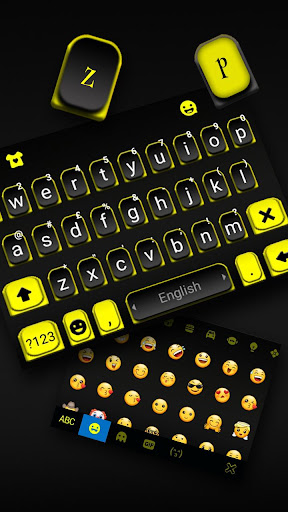 Black Yellow Business Keyboard Screen 2
