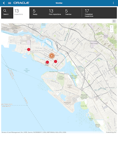 Screenshot of Oracle Municipal Code Officer