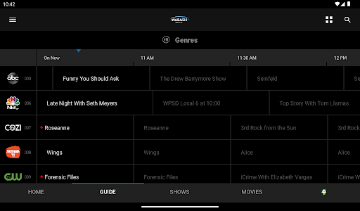 Screenshot of Wabash Streaming