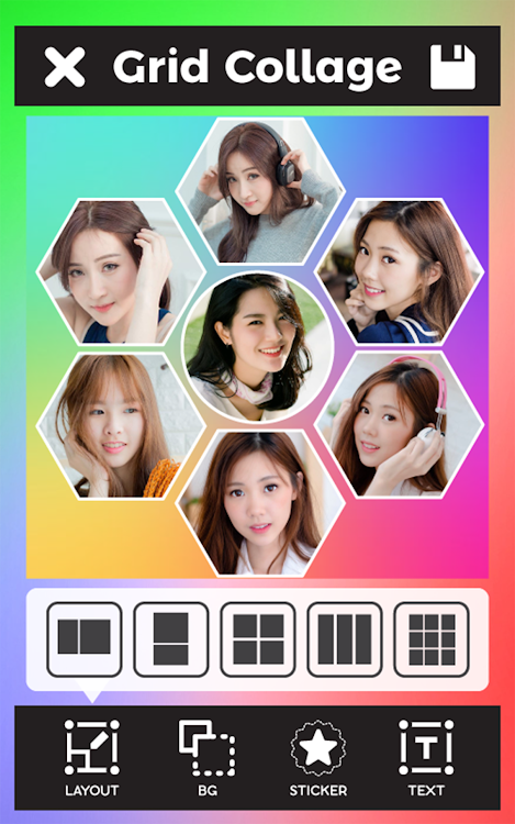 Cute Girl Collage Maker - 1.7 - (Android)