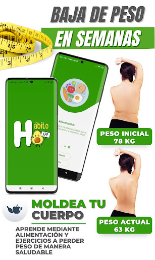 Android application Hábito Saludable screenshort