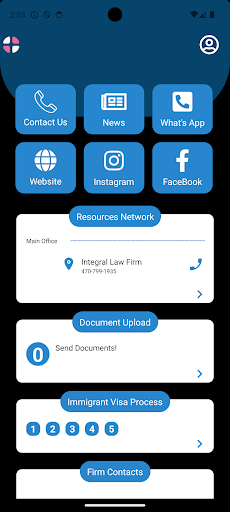 Android application Integral Law Firm screenshort