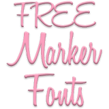 Marker Fonts for FlipFont free icon