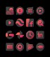 screenshot of Rediant - icon Pack