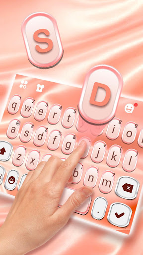 Rose Gold Silky Theme Screen 2