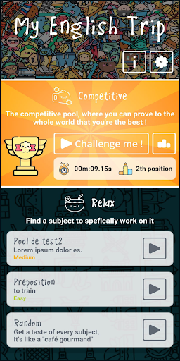 Android application My Scientific English Trip screenshort