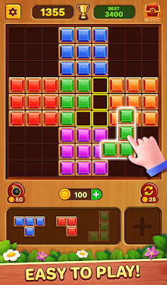 Wood Block Game - Block Master - Screenshot 2