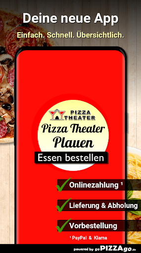 Android application Pizza Theater Plauen screenshort