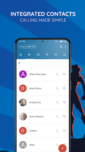Rivalzz-Text & Call 2nd Number Screen 2