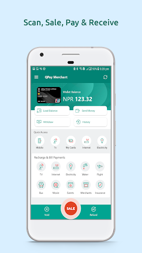 Android application QPay Merchant Nepal screenshort