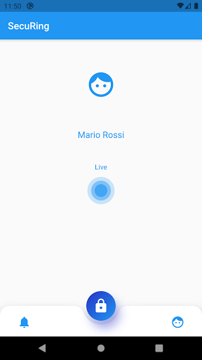 Android application SecuRing screenshort