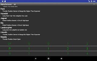 screenshot of OBDII Trouble Codes Lite