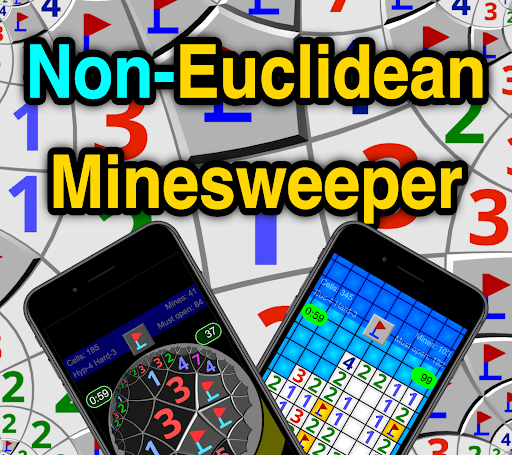 Android application Non-Euclidean Minesweeper screenshort