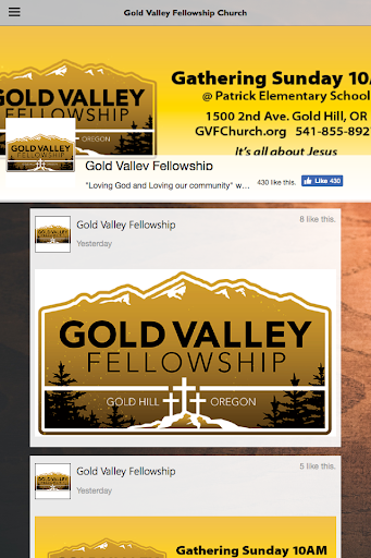 Gold Valley Fellowship Screen 2