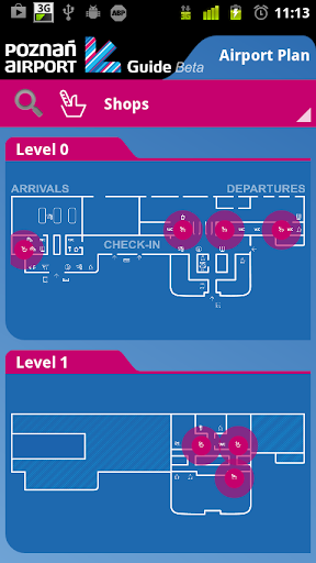 Poznań Airport Guide Screen 3